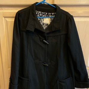💕Maternity💕 Old Navy black pea coat size large